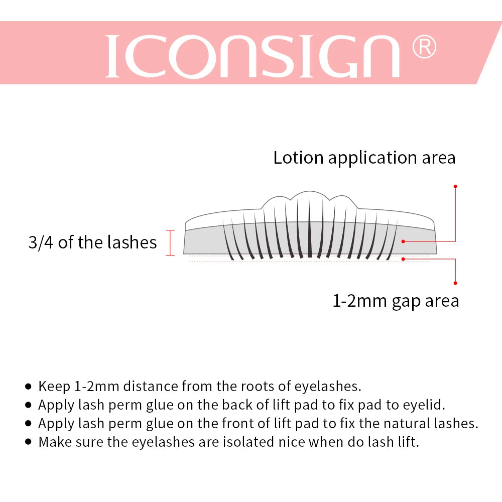 ICONSIGN Lashes Lifting Lash Lift Kit Eyelash Lamination Kit Eyelash Enhancer Perm Lash Eye Makeup Eyelash Beauty Tools