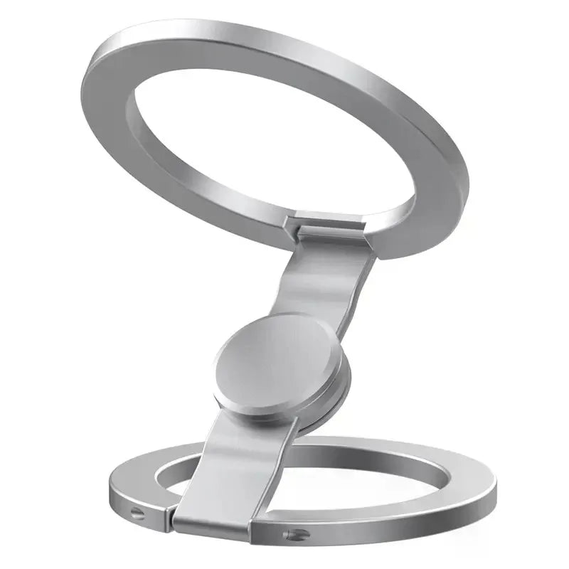 Phone Stand & Fidget Spinner Combo, Dual Magnetic Ring Stand, Fidget Toys Adults, Foldable, 360° Rotation, Desk Phone Stand, MagSafe Compatible, Stress Relief Accessory for Home/Office/Travel/Gym
