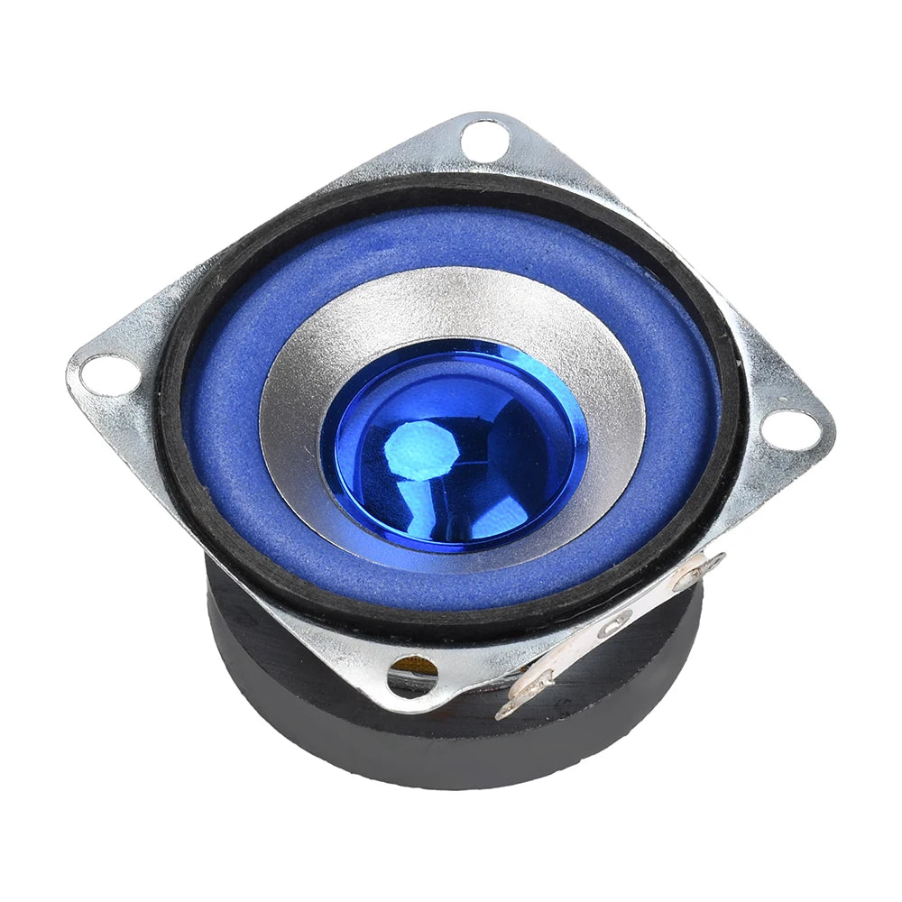 52mm 2-Inch 5W 4-Ohm Full Range Square Speaker Mini Blue Audio Driver for DIY Electronics Pro Home/Car Projects Fast Shipping