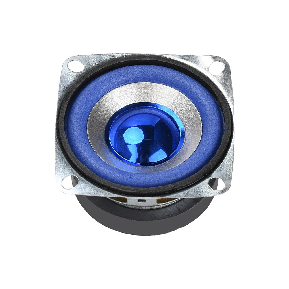 52mm 2-Inch 5W 4-Ohm Full Range Square Speaker Mini Blue Audio Driver for DIY Electronics Pro Home/Car Projects Fast Shipping
