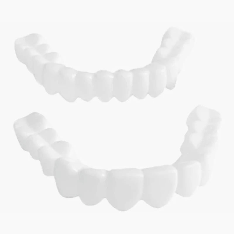 Tooth Veneers Unisex Teeth Veneer Upper Lower Veneers Temporary Smile Improver Instant Confidence Smile Tools Beauty Tool
