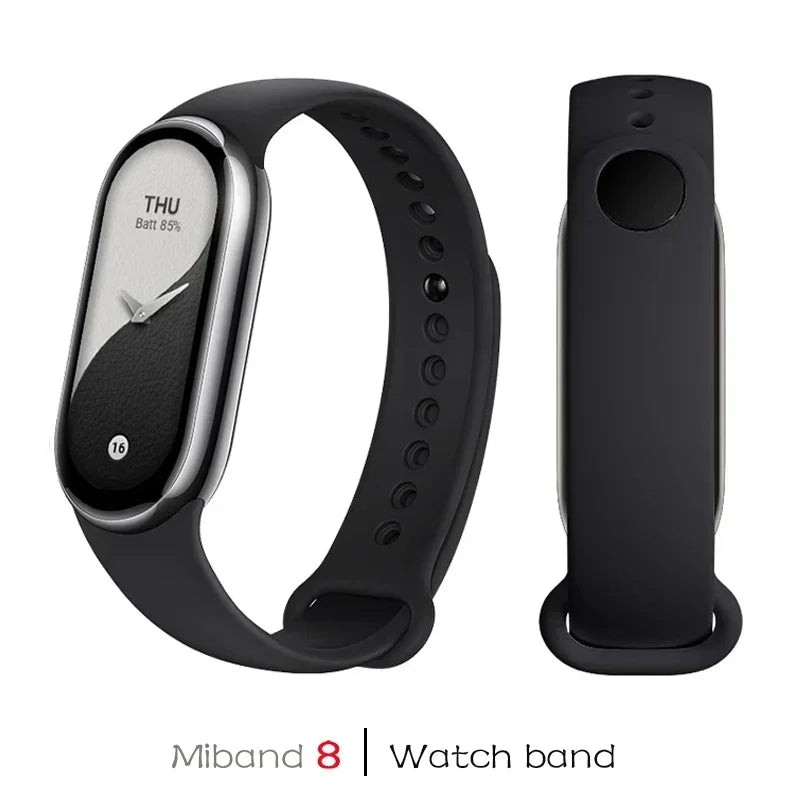 Sport Silicone Strap for Xiaomi Mi Band 9 NFC Replacement Bracelet Belt for Xiaomi Mi Band 8/9 Wriststrap Smartwatch Accessories