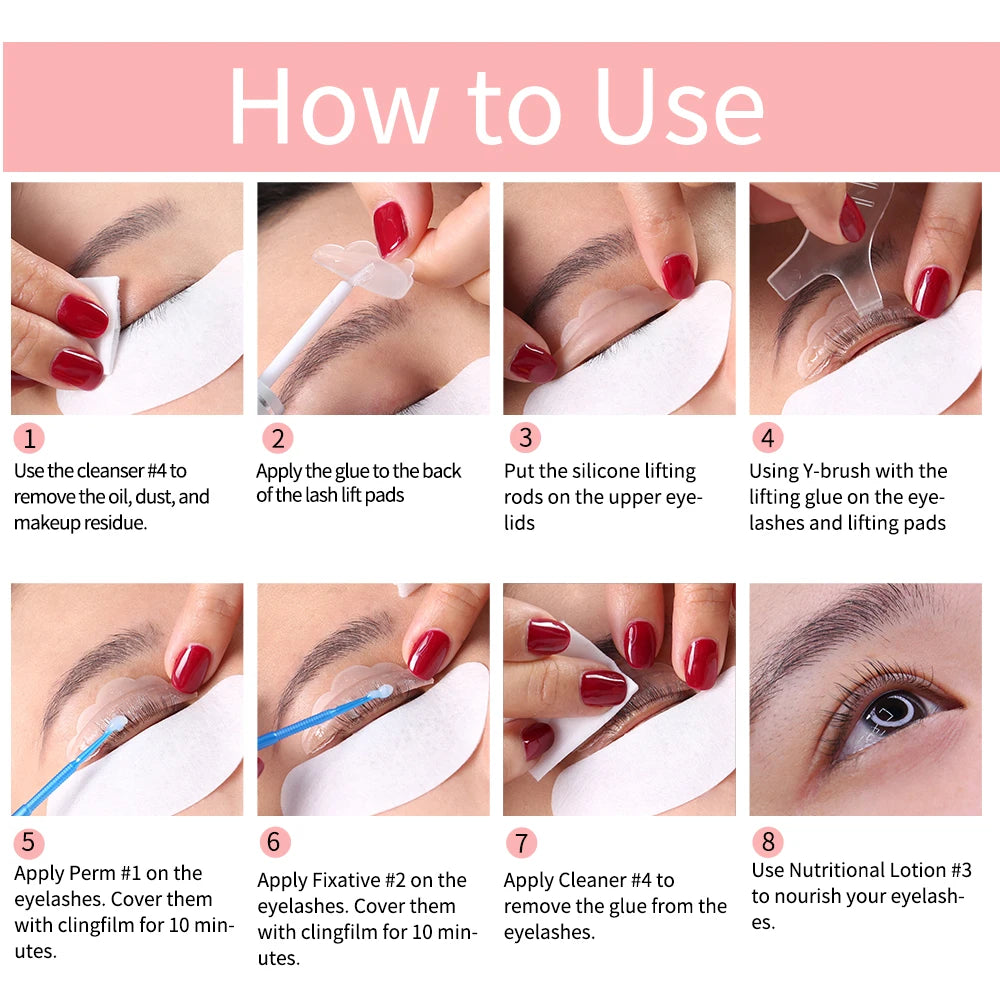 ICONSIGN Lashes Lifting Lash Lift Kit Eyelash Lamination Kit Eyelash Enhancer Perm Lash Eye Makeup Eyelash Beauty Tools