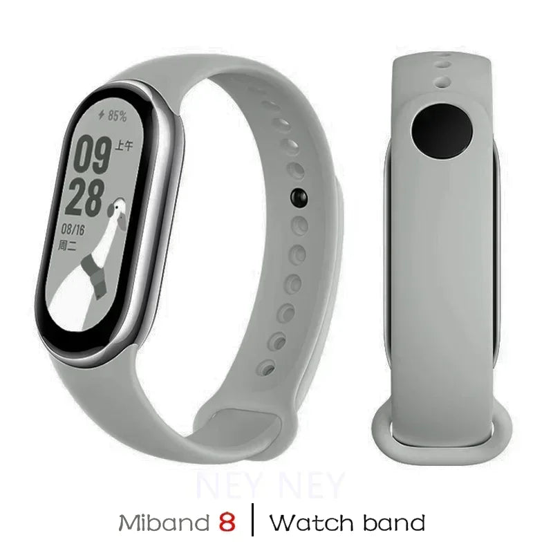 Sport Silicone Strap for Xiaomi Mi Band 9 NFC Replacement Bracelet Belt for Xiaomi Mi Band 8/9 Wriststrap Smartwatch Accessories