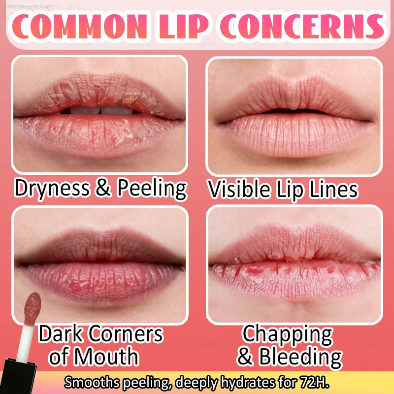 Extreme Lip Plumper Serum Volumizing Enhancer 3D Fuller Lips Shaping Liquid Deep Moisturizing Hydrating Lip Oil Soothing Repairing Dry Cracked Lips Treatment Reduce Fine Lines Plump Gloss Beauty Cosmetics