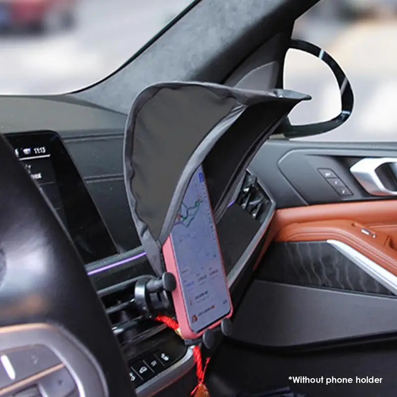 Car Phone Umbrella Motorcycle Bike Car Dashboard Cell Phone Sun Shield Anti-scald Car Accessories For Bike Motorcycle