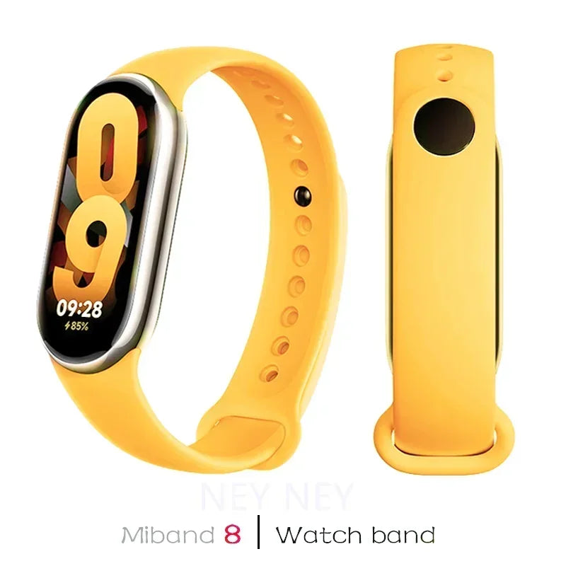 Sport Silicone Strap for Xiaomi Mi Band 9 NFC Replacement Bracelet Belt for Xiaomi Mi Band 8/9 Wriststrap Smartwatch Accessories