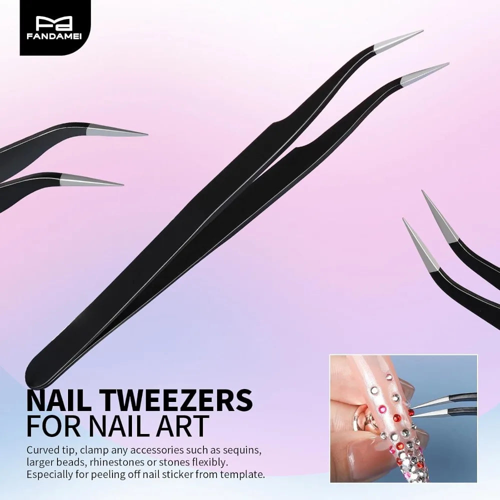 15 PCS Nail Art Brushes and 5 PCS Dotting Tools Set with Nail Stand Holder for Painting Press On Nails Manicure Design Professional Salon Art Tool Kit