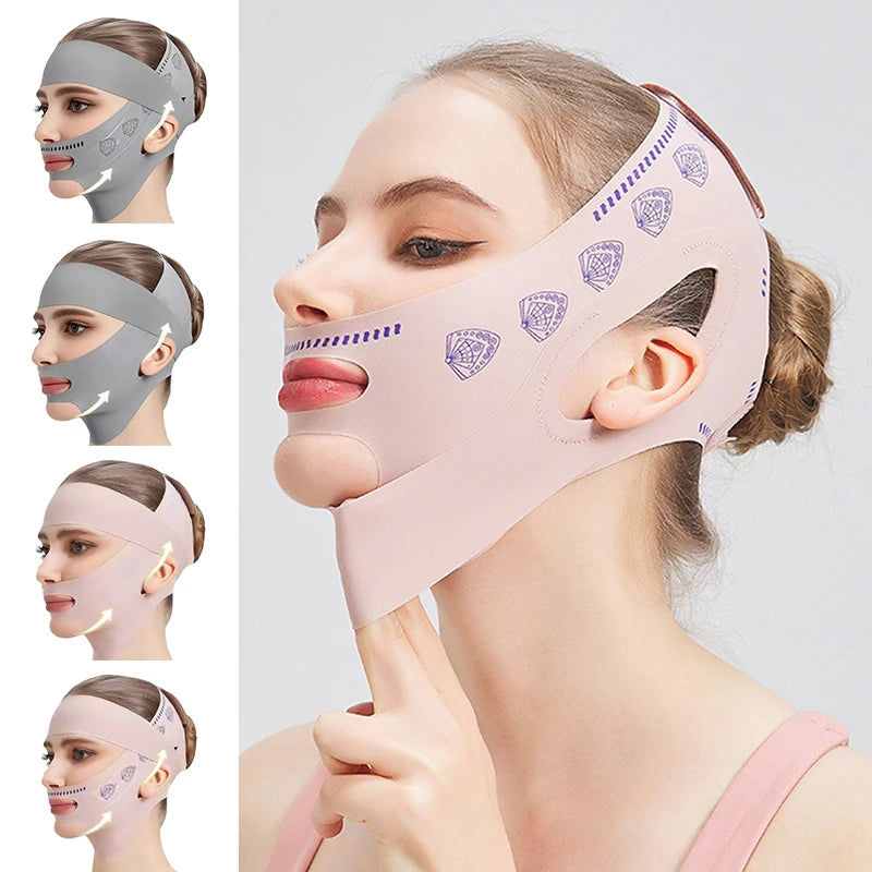 Face Slimming Bandage Women Face Lifting V Line Shaper Chin Cheek Lift Up Belt Anti Wrinkle Strap Facial Beauty Skin Care Tools