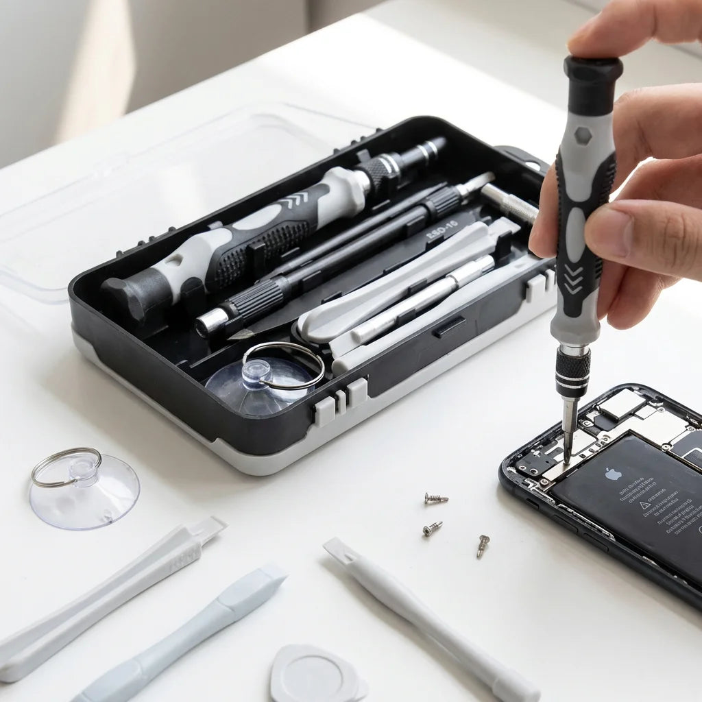 100 in 1 Precision Screwdriver Set - Magnetic Repair Tool Kit for iPhone, Watch, Laptop, Electronics & Household Repairs