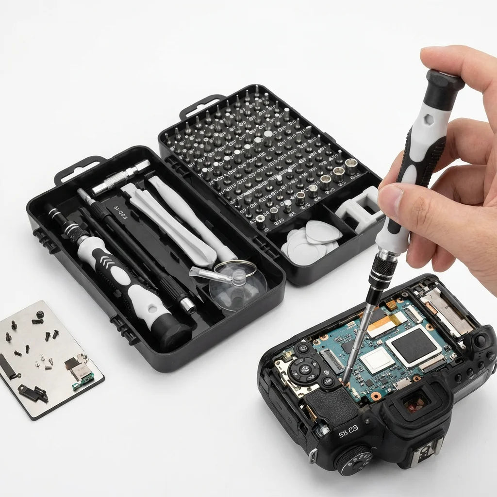 100 in 1 Precision Screwdriver Set - Magnetic Repair Tool Kit for iPhone, Watch, Laptop, Electronics & Household Repairs