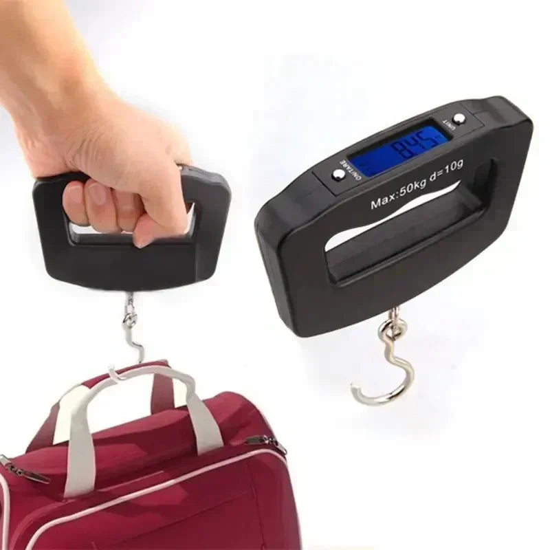Digital Hanging Luggage Scale Portable Electronic Travel Suitcase Weighing Scale With Backlight For Travel Weight Check