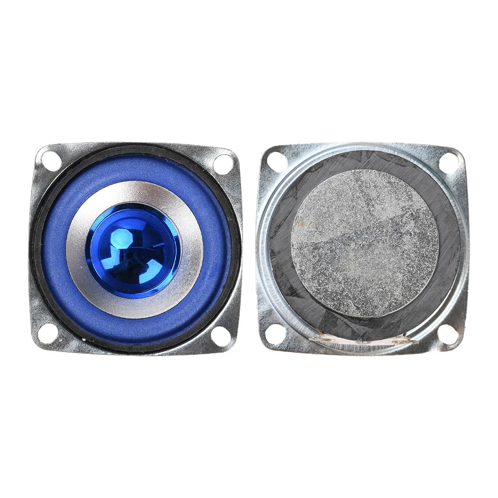 52mm 2-Inch 5W 4-Ohm Full Range Square Speaker Mini Blue Audio Driver for DIY Electronics Pro Home/Car Projects Fast Shipping