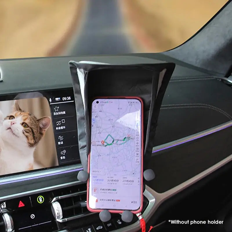 Car Phone Umbrella Motorcycle Bike Car Dashboard Cell Phone Sun Shield Anti-scald Car Accessories For Bike Motorcycle