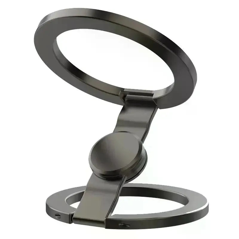 Phone Stand & Fidget Spinner Combo, Dual Magnetic Ring Stand, Fidget Toys Adults, Foldable, 360° Rotation, Desk Phone Stand, MagSafe Compatible, Stress Relief Accessory for Home/Office/Travel/Gym