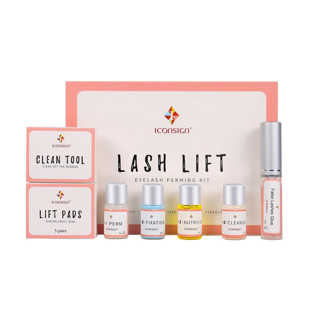 ICONSIGN Lashes Lifting Lash Lift Kit Eyelash Lamination Kit Eyelash Enhancer Perm Lash Eye Makeup Eyelash Beauty Tools