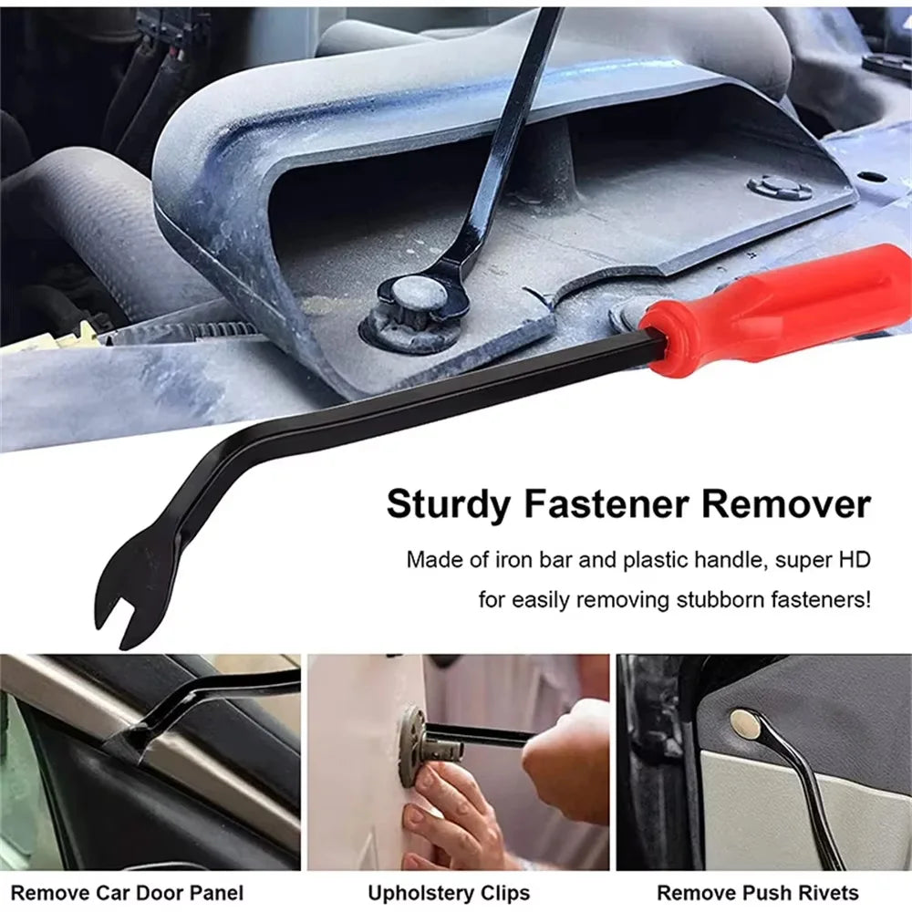 43/2Pcs Car Trim Removal Tool Kit Auto Interior Pry Tool Set Clip Pliers Fastener Remover Plastic Rivet Removal Tools for Door Panel Dashboard