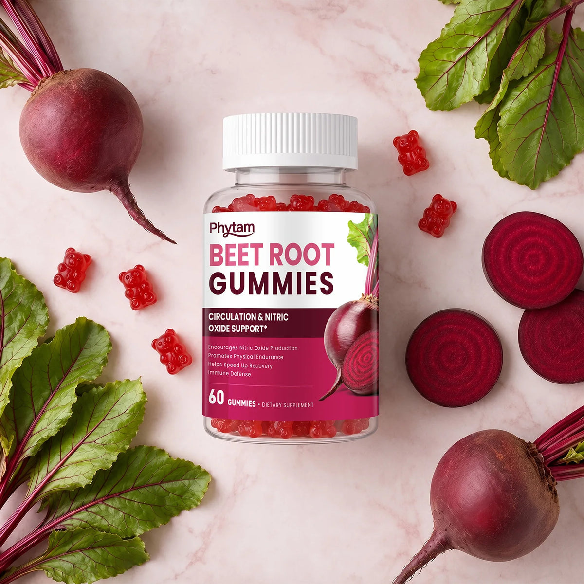 Beetroot Supplement, Antioxidant Daily Wellness Support, Plant‑Based Nutritional Supplement for Overall Body Health