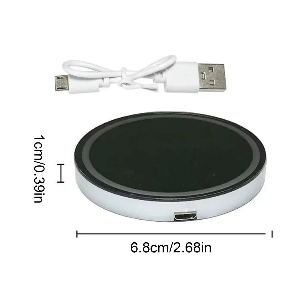 Light up Car Coasters Automotive Light up Cup Holder LED Interior Atmosphere Light Car Accessories Waterproof Cup Pad for Car