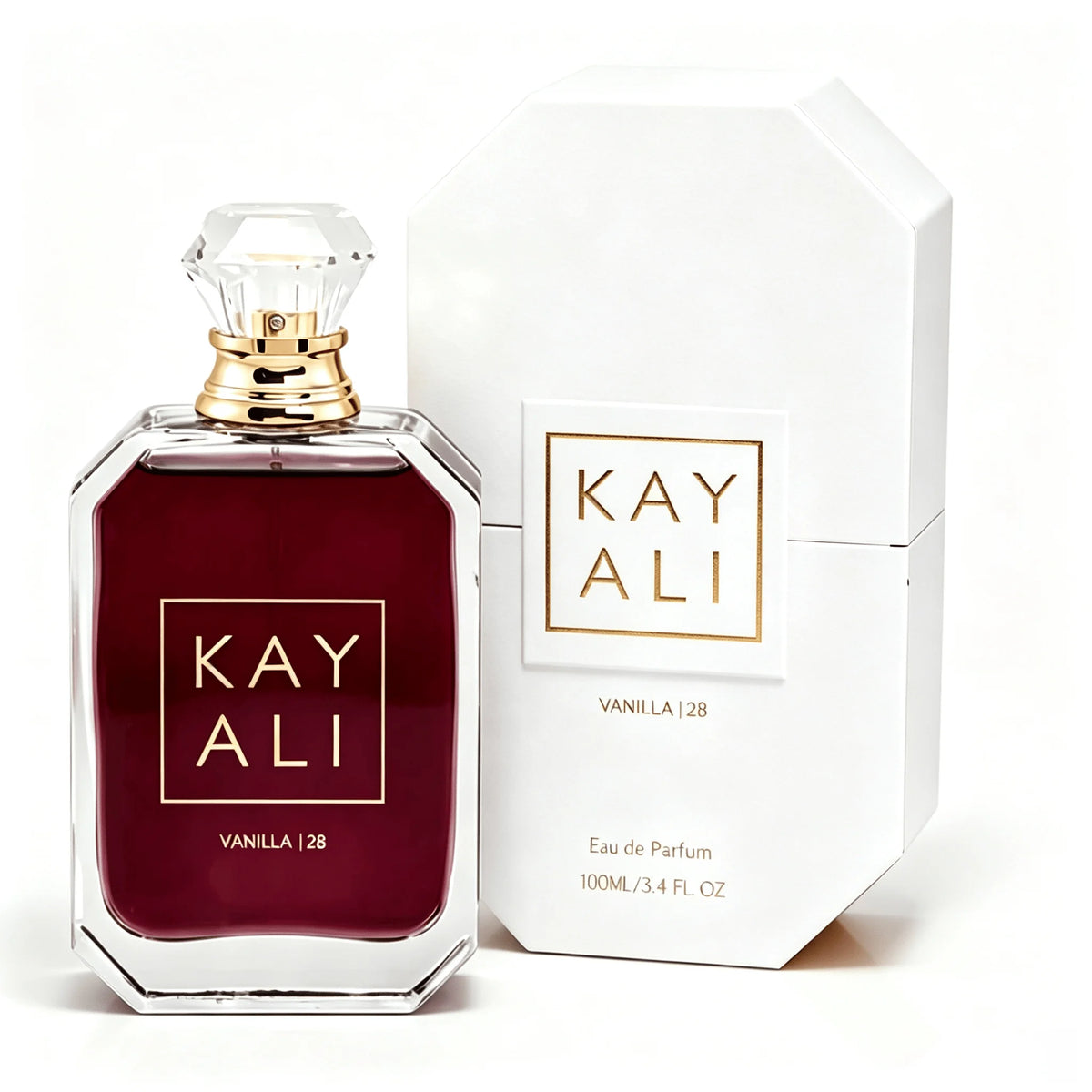 Huda Kayali Beauty The Vanilla Duo Limited Edition Gift Set: Vanilla | 28 Eau De Parfum Full Size (3.4 Fl oz / 100 ml)